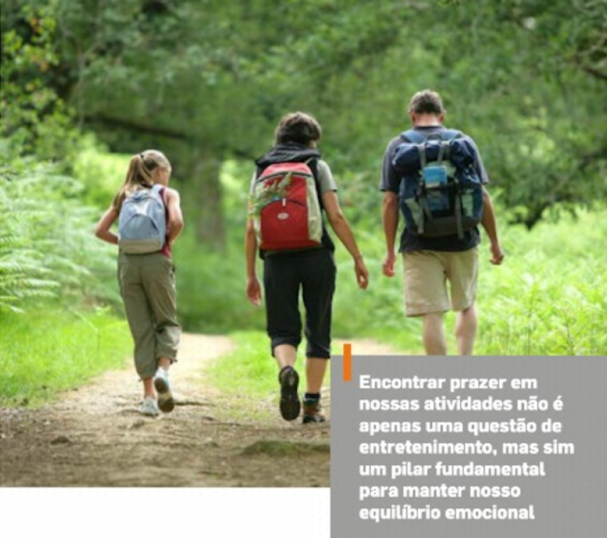 A importância de atividades prazerosas e alimentação balanceada
