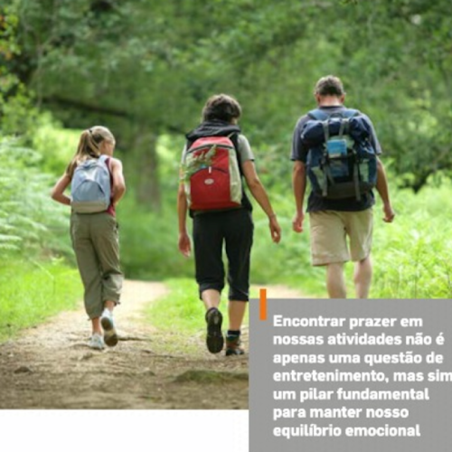 A importância de atividades prazerosas e alimentação balanceada